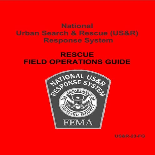 DHS national urban search and rescue ops | PDF