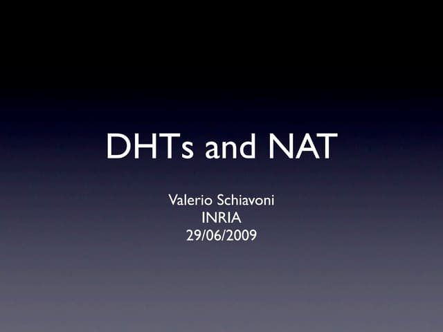 DHT and NAT