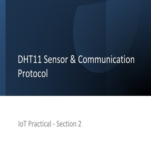 Comprehensive Guide to DHT11 Sensor and Communication Protocol for IoT ...