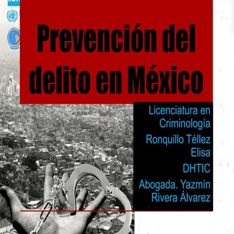 Prevencion del delito | PPTX