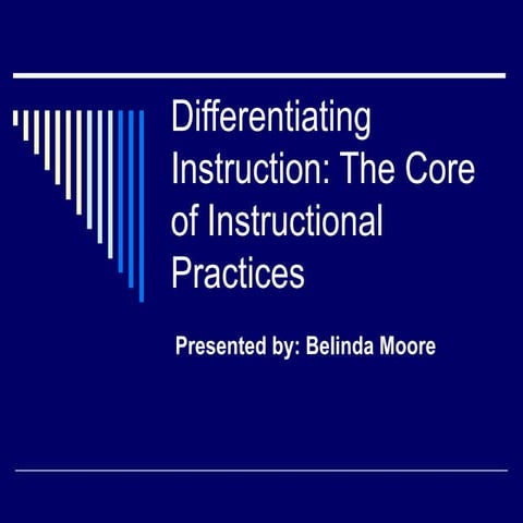 Di   differentiated instruction