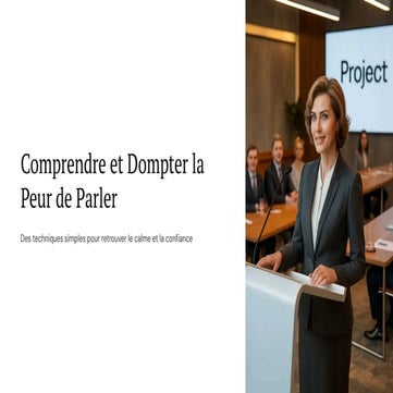Comprendre et Dompter la Peur de Parler - DI - GP - Fr - 1 | PDF