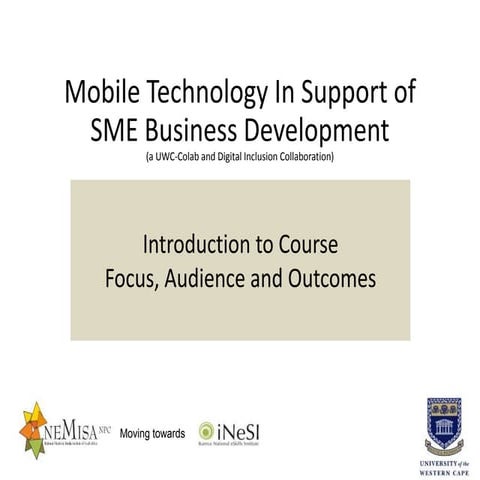 DI-SME-Tech Mobile Technology in Support of SME Business Slides 20181102