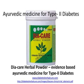 Dia care herbal powder