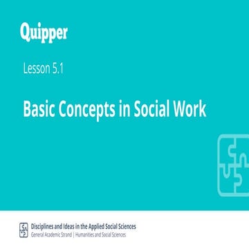 DISCIPLINES AND IDEAS IN THE APPLIED SOCIAL SCIENCES- SOCIAL WORK