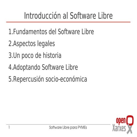 Informe software libre | PDF