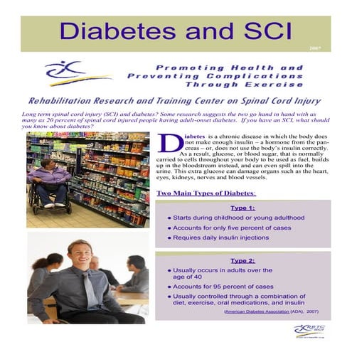 Diabetes - Long Term Spinal Cord Injury