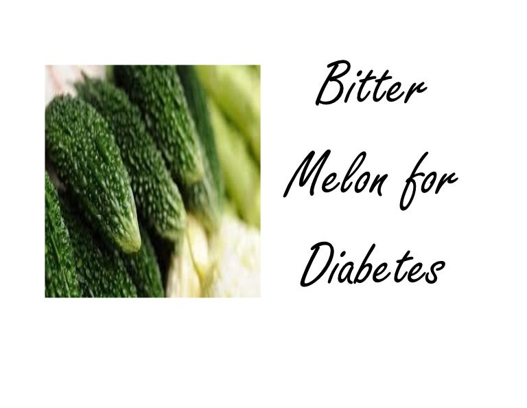 Bitter Melon for Diabetes