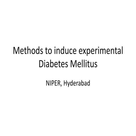 screening model for diabetes