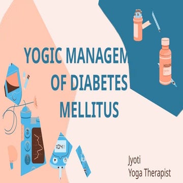 Yoga for Diabetes with modules and research