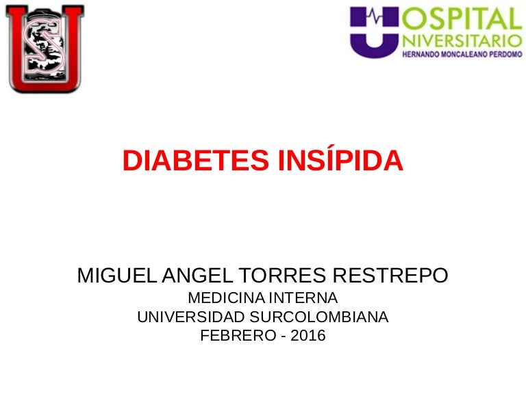 presentación clínica de diabetes insípida