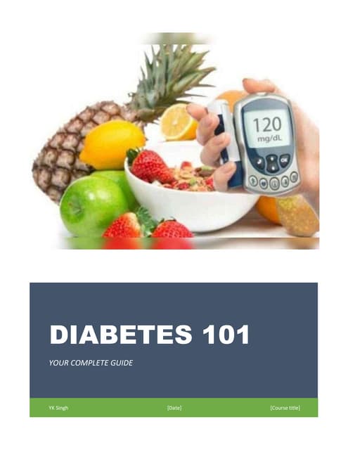 Diabetes 101 guide | PDF