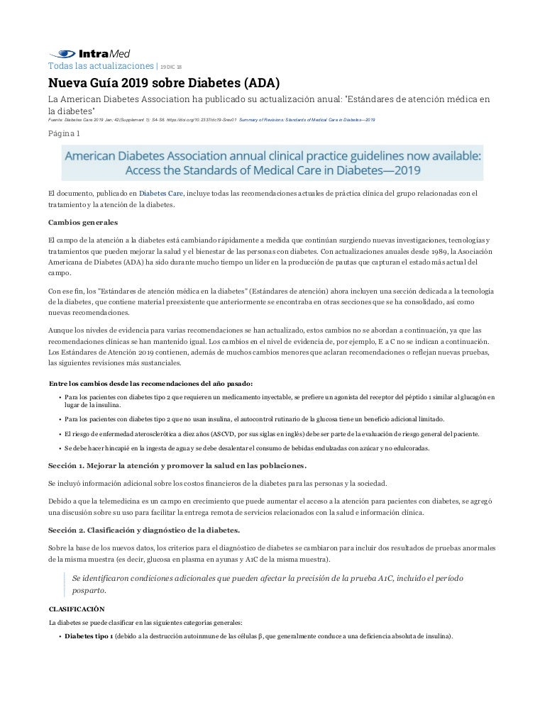 mejorar la diabetes de prueba