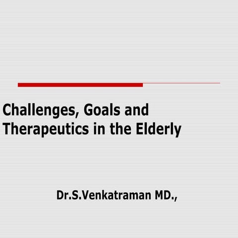 Diabetes and elderly