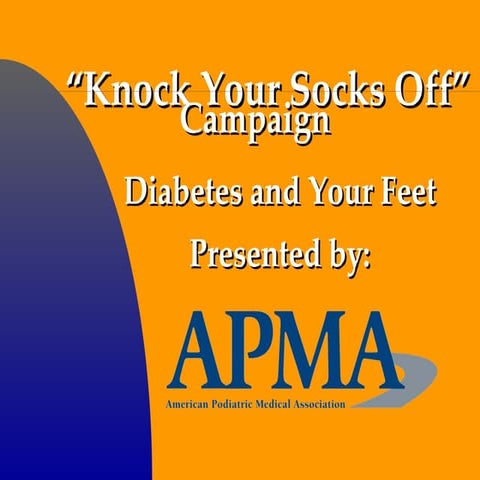 Diabetes and your feet