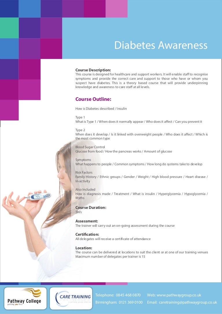 Diabetes Awareness Training Course