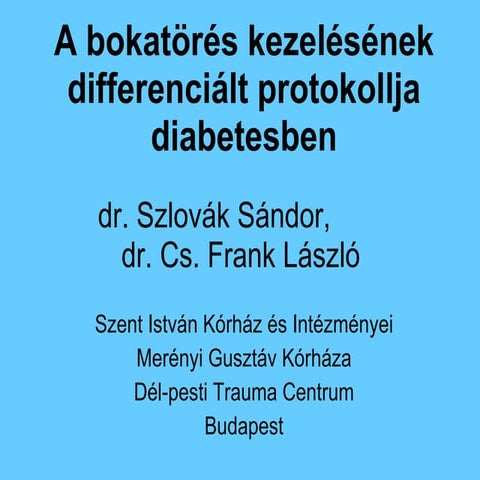 Diabetic arhtropathy and ankle fractures, power point