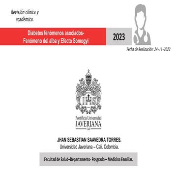 Diabetes fenómenos asociados- Fenómeno del alba y Efecto Somogyi