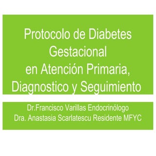 Diabetes gestacional atención prim...