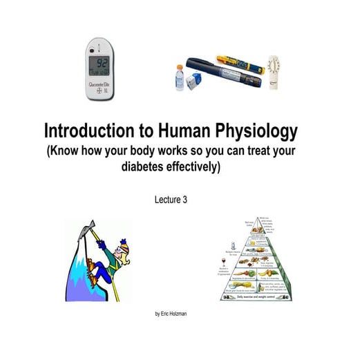 Diabetes Management Lecture 3