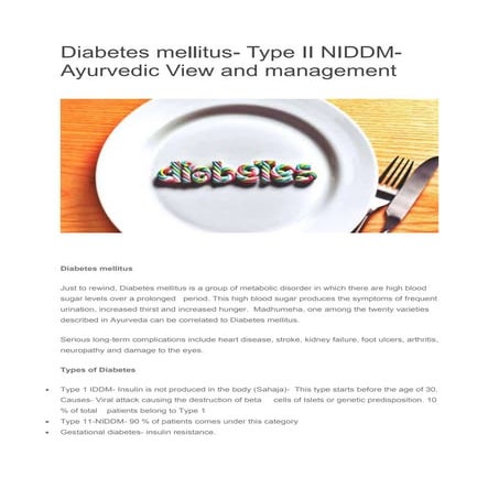 Diabetes mellitus