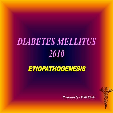 Diabetes mellitus 2010