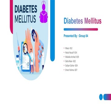 Type 2 Diabetes Mellitus - Pathophysiology | PPTX