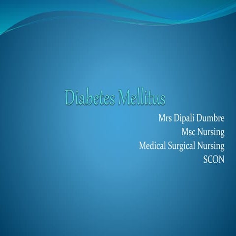 Diabetes mellitus with complication