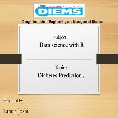 Diabetes prediction with r(using knn)