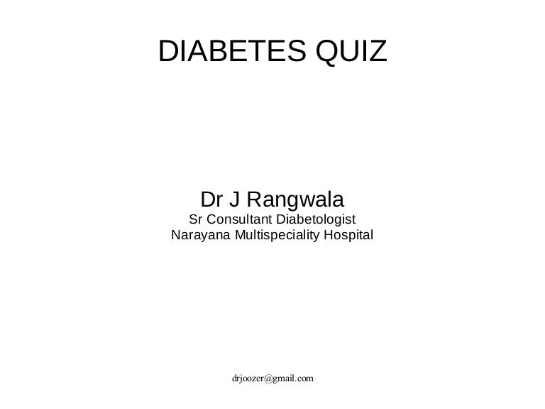 Diabetes Quiz