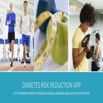 Diabetes Risk Reduction App  with mHealth Gamification