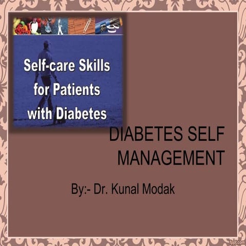 Diabetes self management