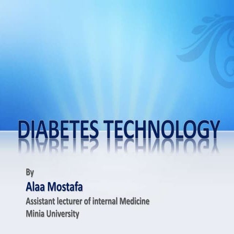 Diabetes technology