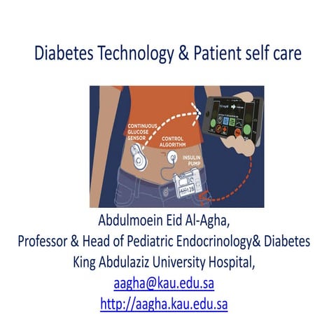 Diabetes technology &patient self care