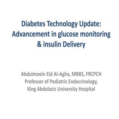 Diabetes technology in children