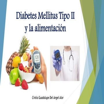 Diabetes y alimentación