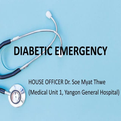 Diabetic emergency