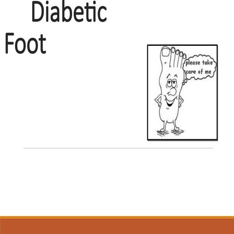 DIABETIC FOOT ULCER clinical features and management | PPTX
