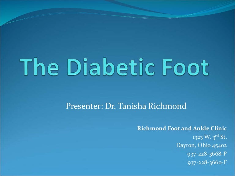 Diabetic foot power point