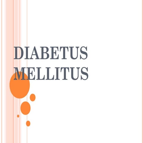 Type 1 diabetes in children | PPTX