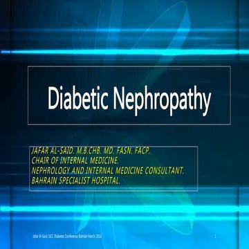 Diabetic Nephropathy Review