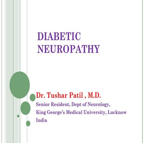 Diabetic neuropathy