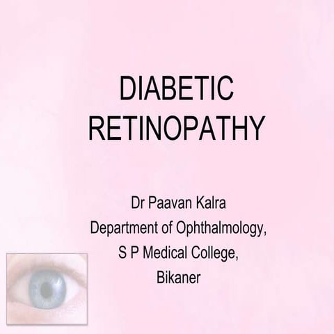 Diabetic retinopathy