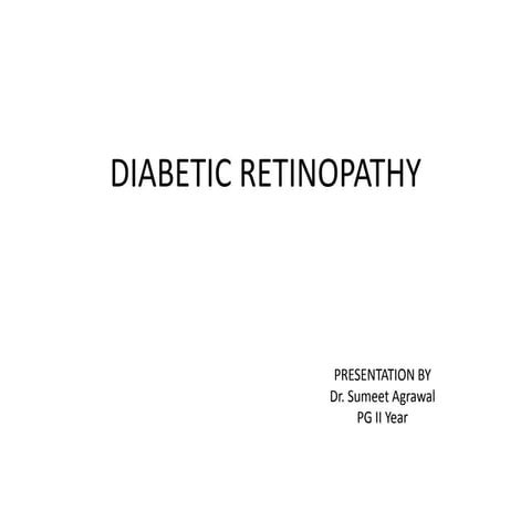 Diabetic retinopathy