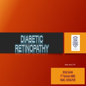 Diabetic retinopathy