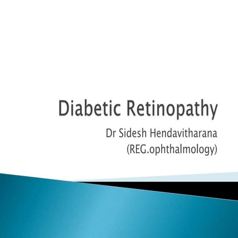 Diabetic retinopathy