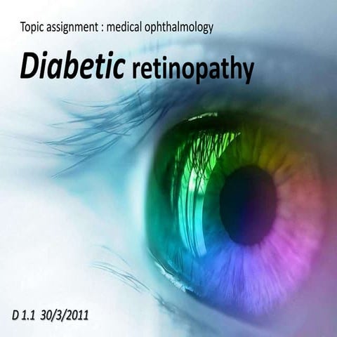 Diabetic retinopathy 30-3-2011