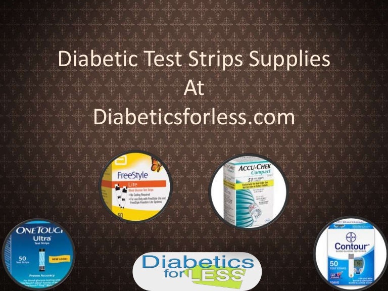 Diabetic test strips supplies at