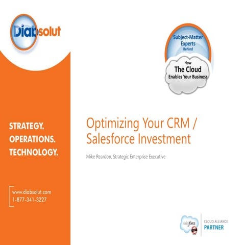 Optimizing "Customer Experience with CRM / Salesforce tools