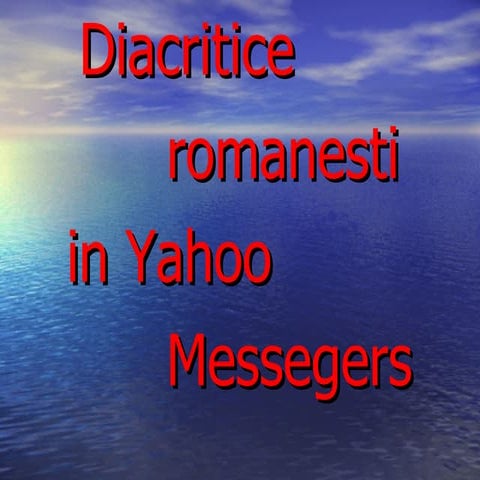 Diacritice romanesti